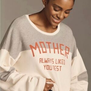 Mother the Champ Cotton Pullover Sweater